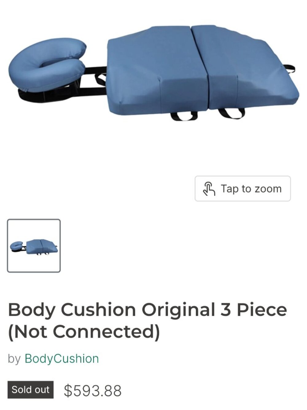 bodyCushion orthopedic support system
